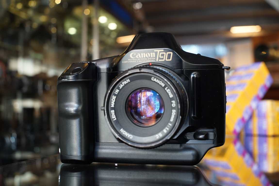 Canon T90 FD 50mm F/1.8 lens kit Fotohandel Delfshaven MK Optics