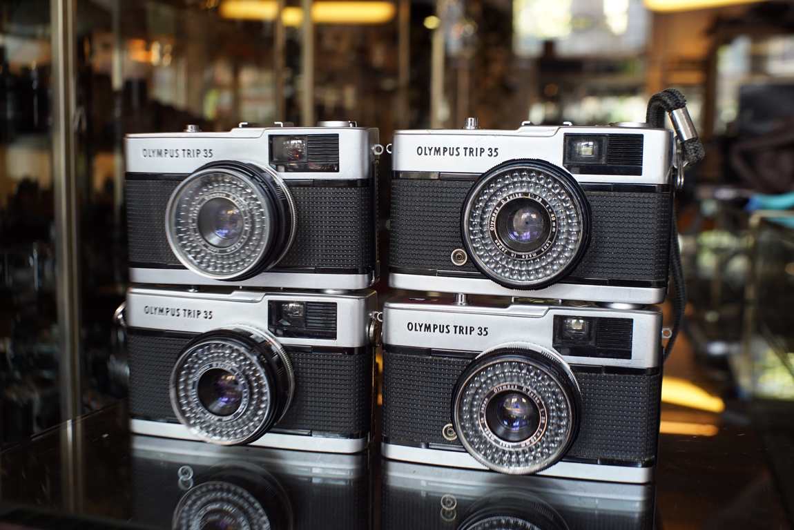 Olympus Trip 35, lot of 4 Outlet - Fotohandel Delfshaven / MK Optics